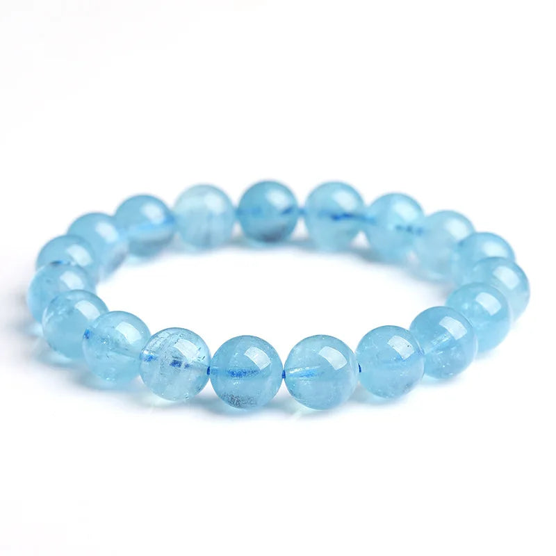 Mood Tracker：Natural Aquamarines Bracelets