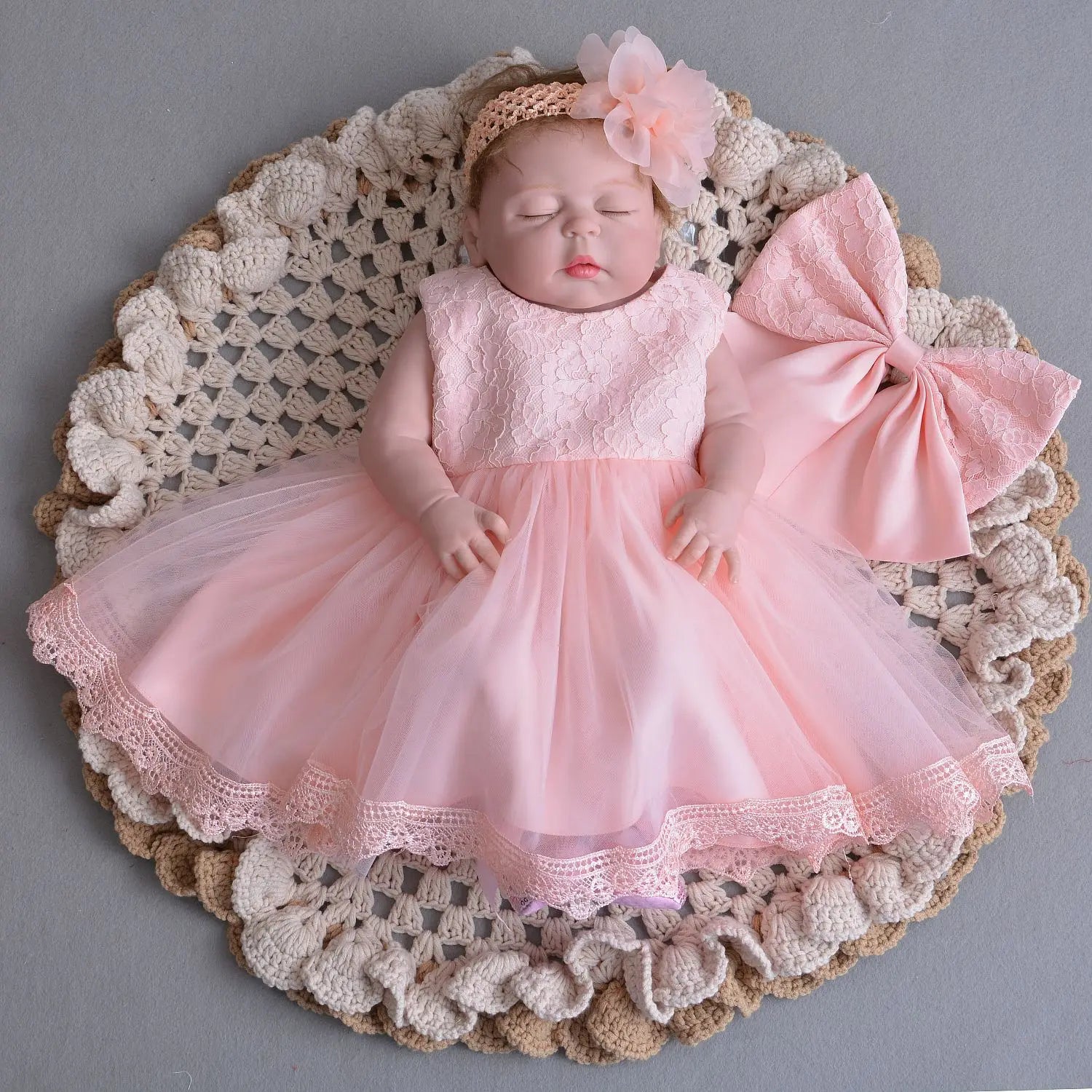 0-24M Pink Baby Girl Dresses