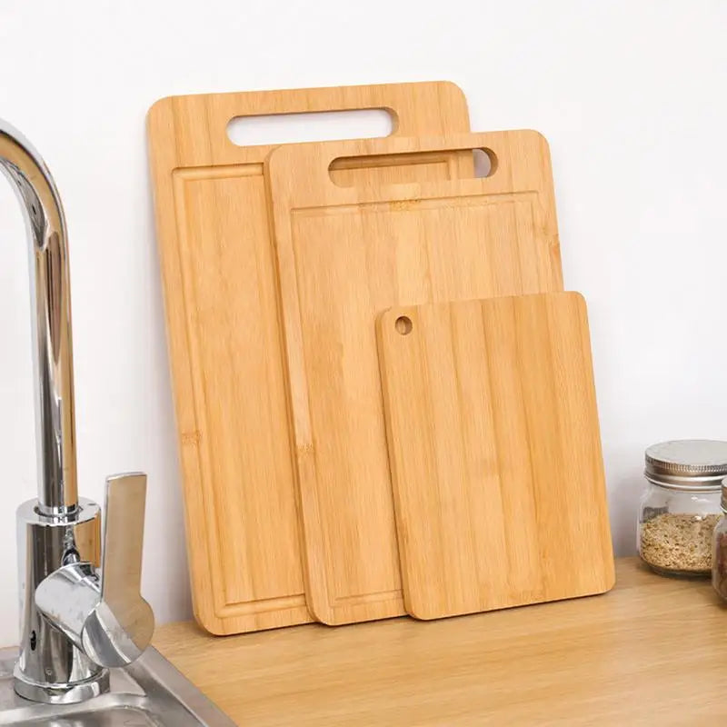 Wooden Cutting Board Household double-sided bamboo chopping board Oil And Wax Applicator For Butcher Blocks Cutlery