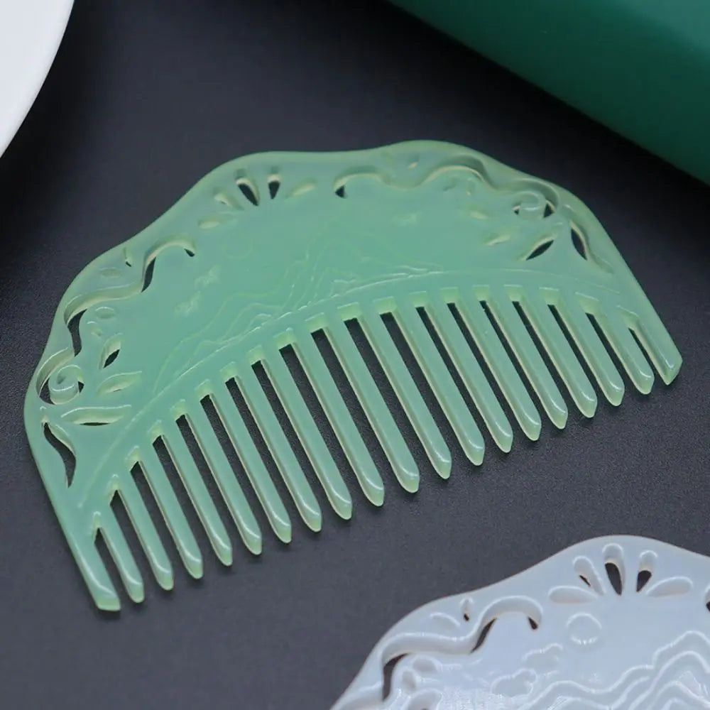 Acetic Acid Acetate Hair Comb Hairpin Flower Chinese Style Chinese Style Hair Stick Hair Sticks for Buns Imitation Jade