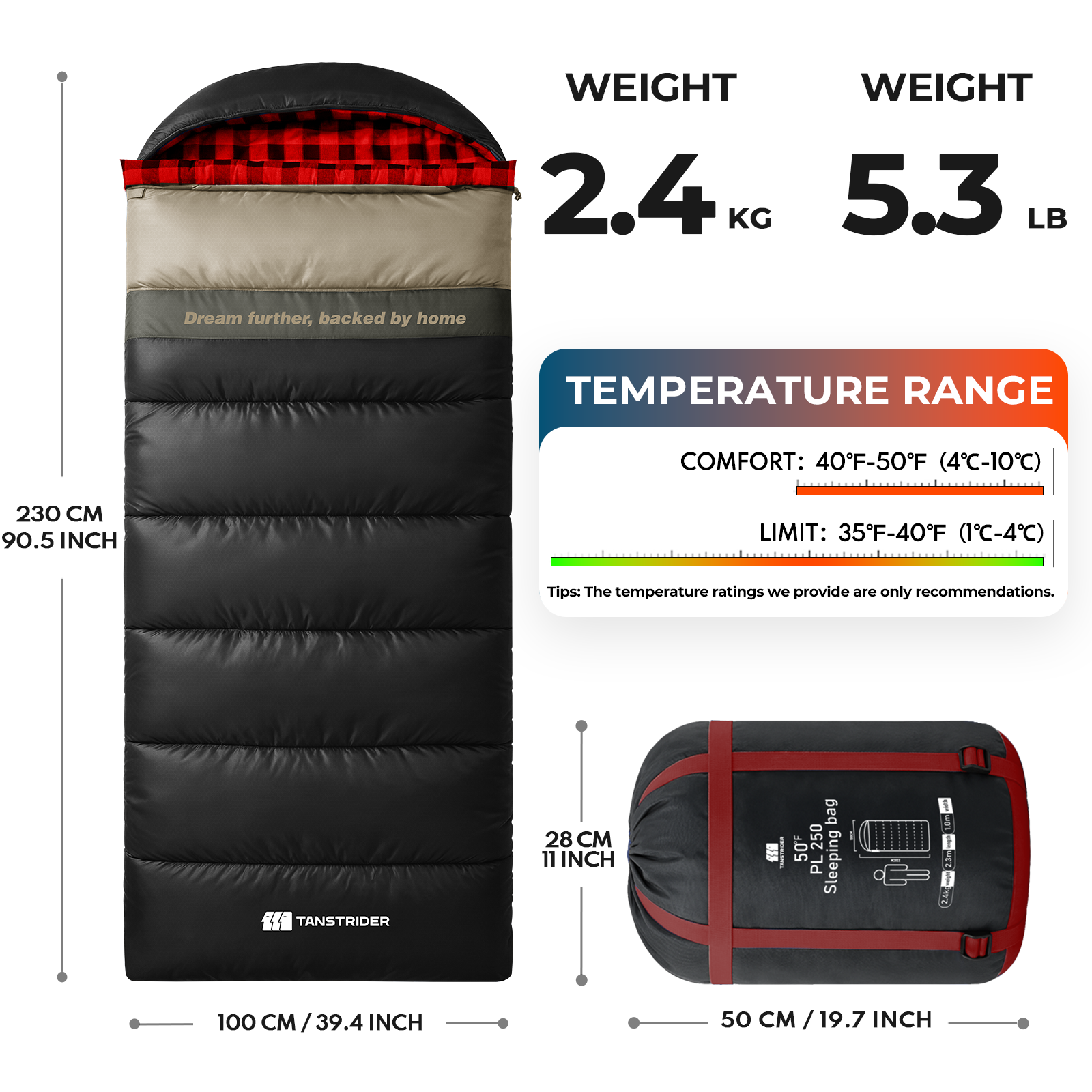 Hooded single-person flannel Plain sleeping bag