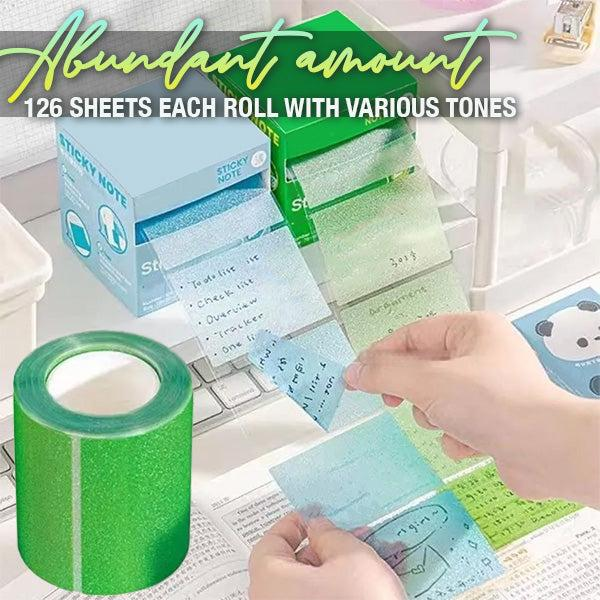 Transparent Pearl Tab Sticky Notes (126 Sheets)