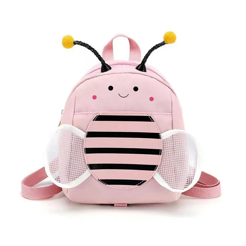 Kids Stuff  Cute Bee Style Backpack Kids School Bag Fashion Anti-loss Large Capacity Handbag Children Girls Bag Mochila