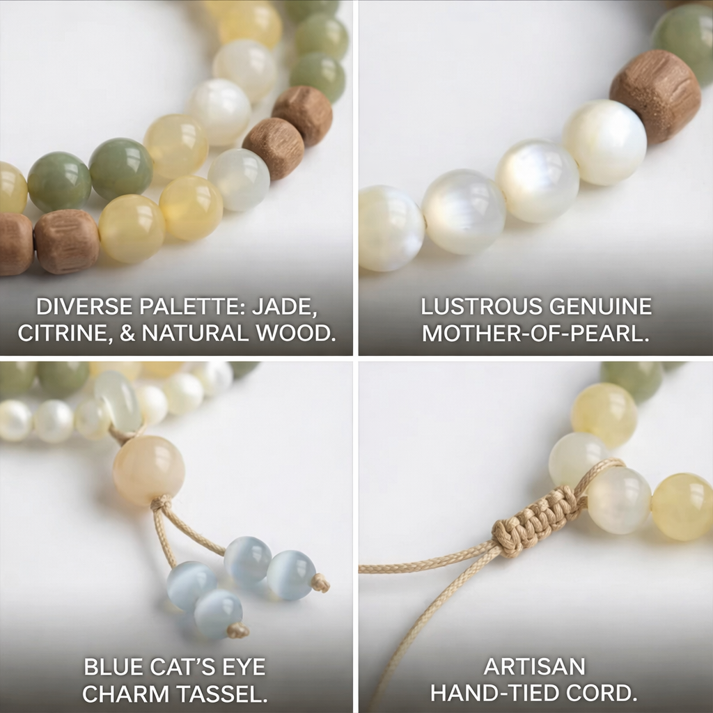 Natural Pastel Wrap Bracelet