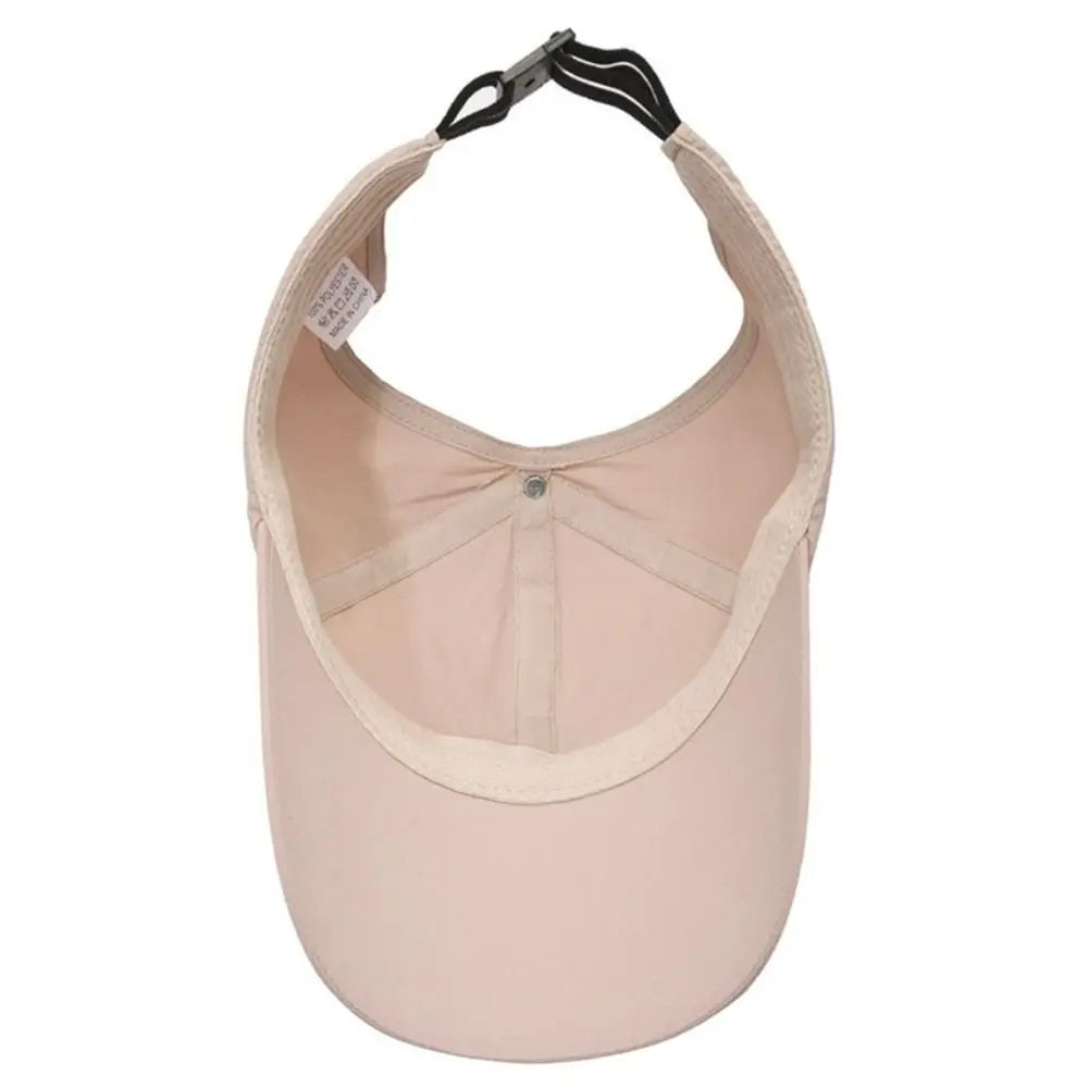 Cotton Ponytail Hat Sun Protection Quick-Drying With Ponytail Hole Sun Hat Baseball Caps Girls