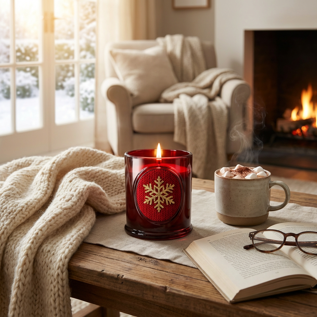 Cozy Winter Candle