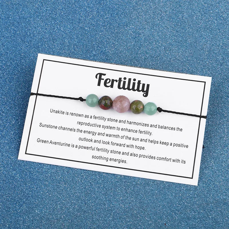 Fertility Wish from Natural Crystal Sun Stone