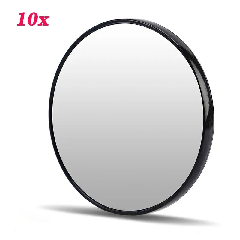 Makeup Mirror 10x Magnifying Mirror 14 Led Light Wall Suction Cosmetic Touch Screen Vanity Table Magnification Cosmetic Mirrors