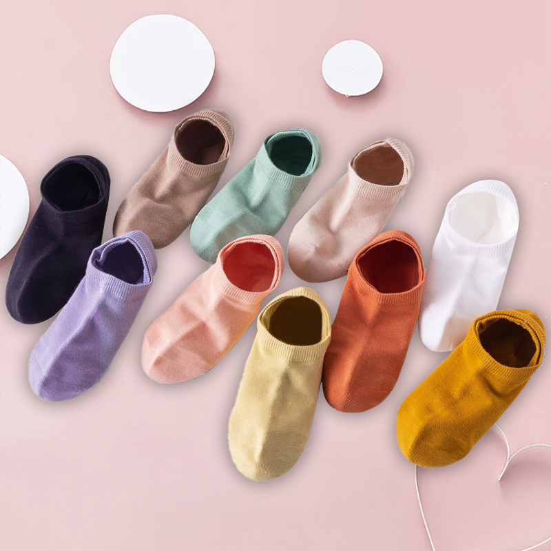 Socks female summer thin section of short socks shallow cotton ladies boat socks anti-odor sweat
