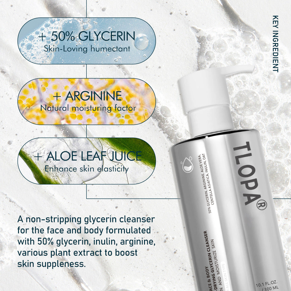 “Gentle Hydrating Facial Cleanser – Deep Cleansing, Oil Control & Acne Care, Fragrance-Free with Aloe & Green Tea, Safe for Sensitive Skin”