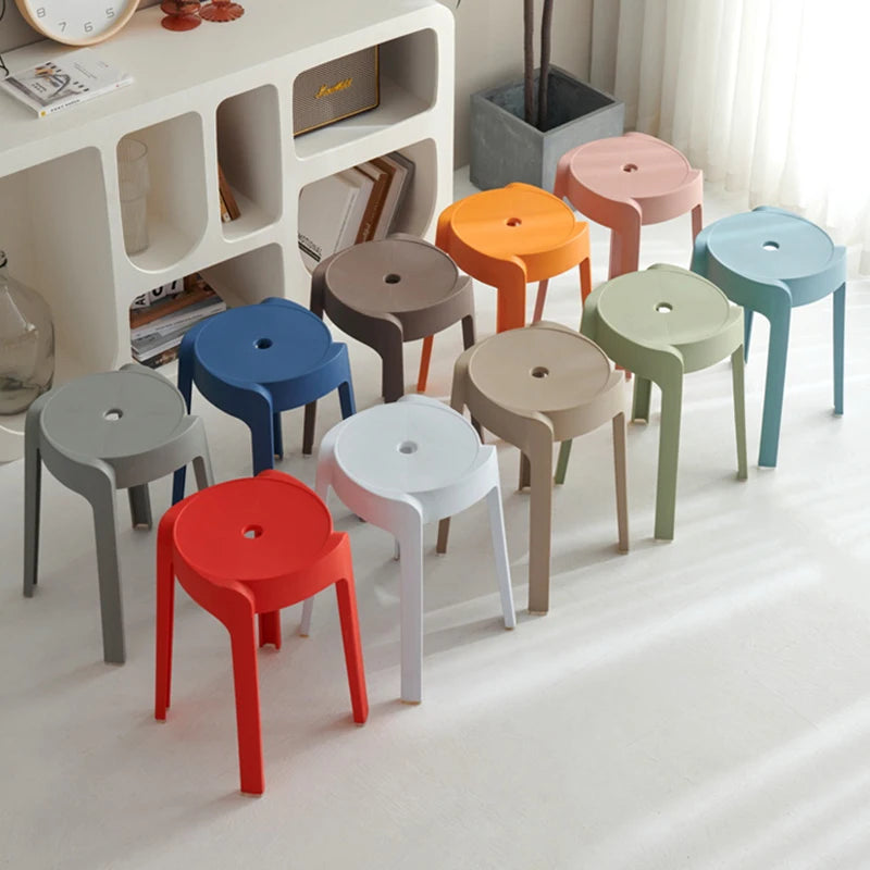 Outdoor Plastic Dining Chairs Modern Computer Mobile Dining Chairs Relax Bedroom Kitchen Restaurant Furniture