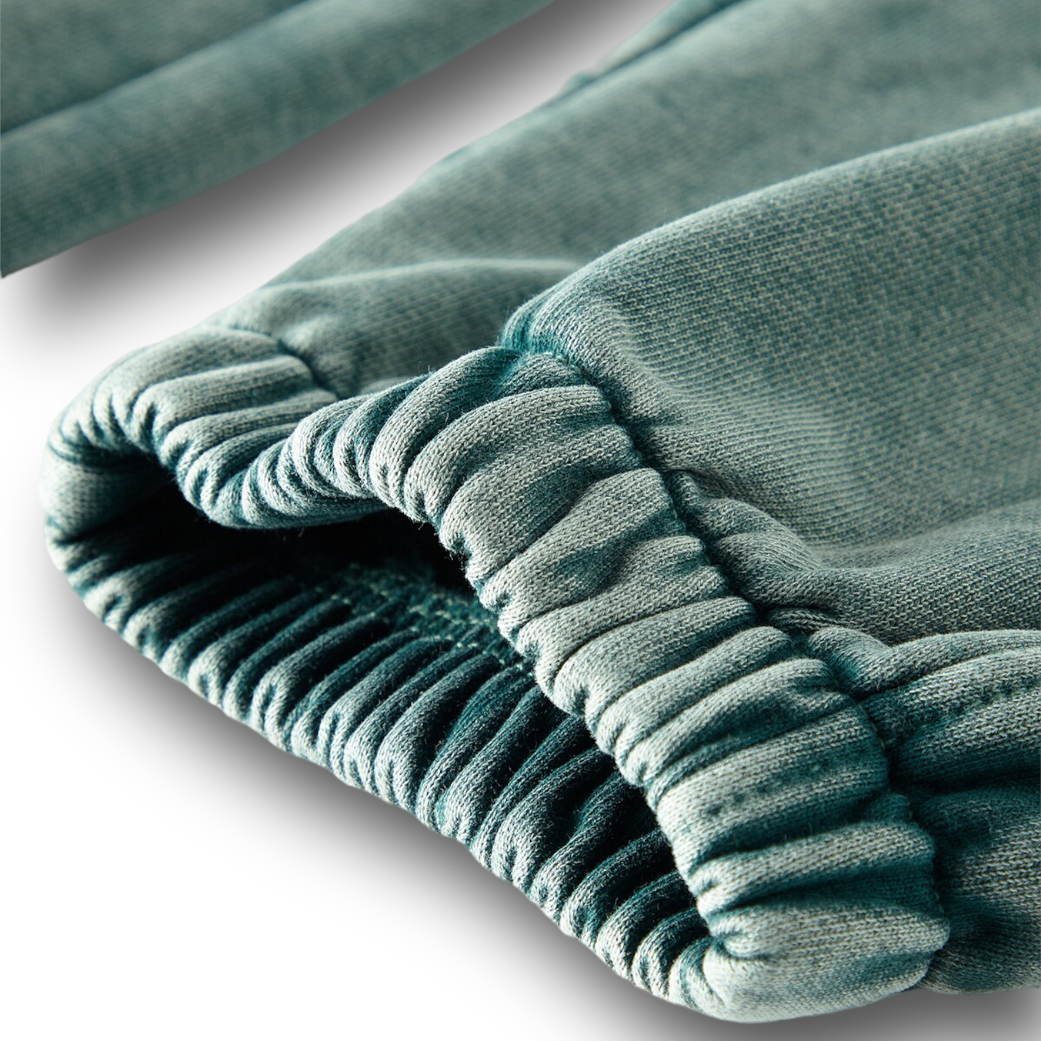 Baggy fit heavy cotton french terry wax dyed sweatpant