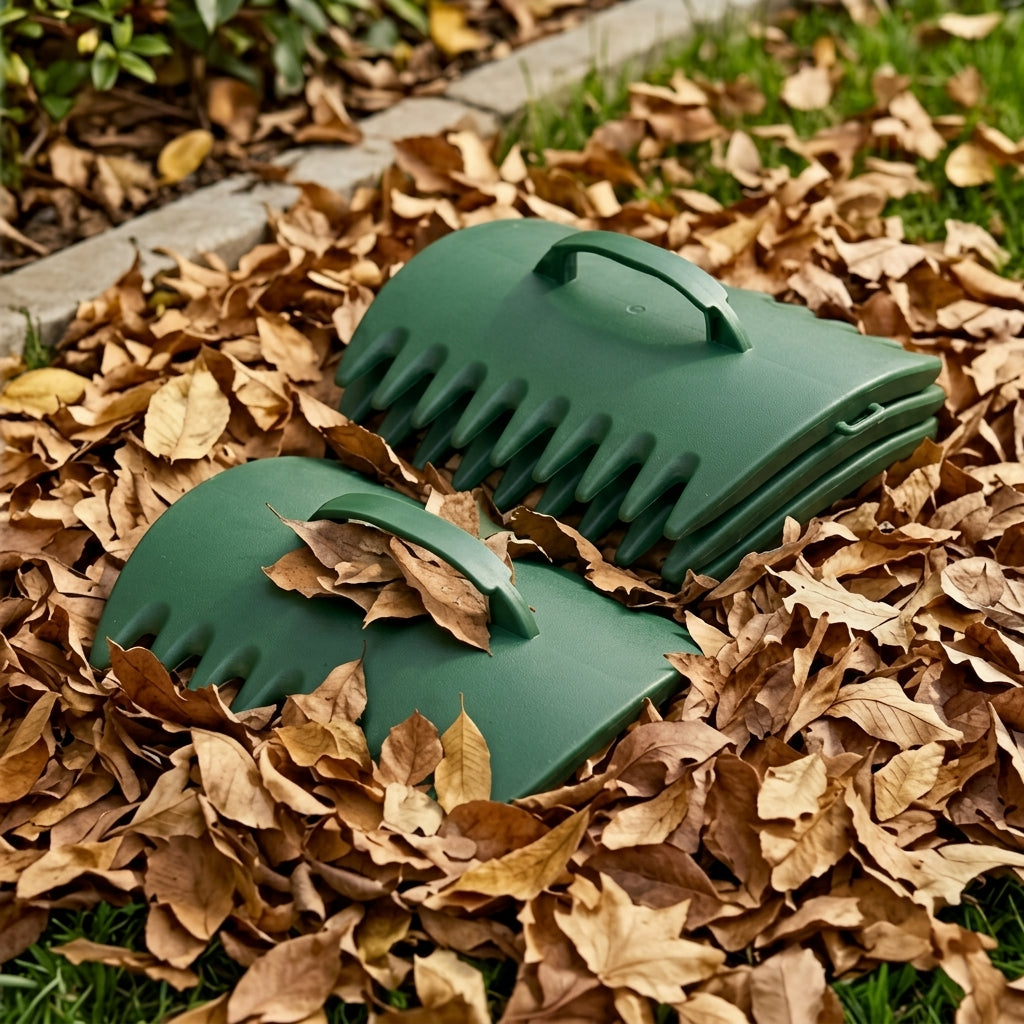 Heavy-Duty Leaf Grabber Scoops