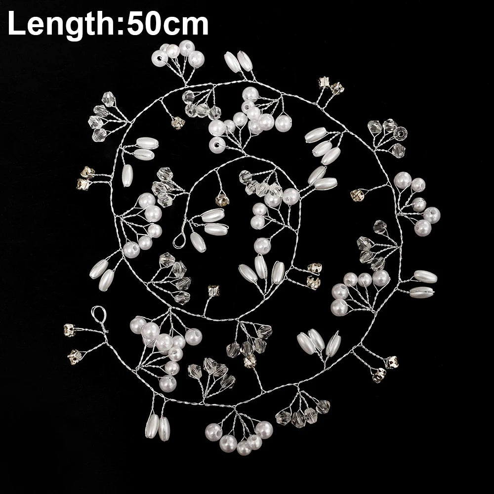 20pcs Women Flower Hairpin Stick Wedding Bridal Crystal Pearl Hairpin U Shaped Hair Clip Barrettes Hair Accessories Wholesale