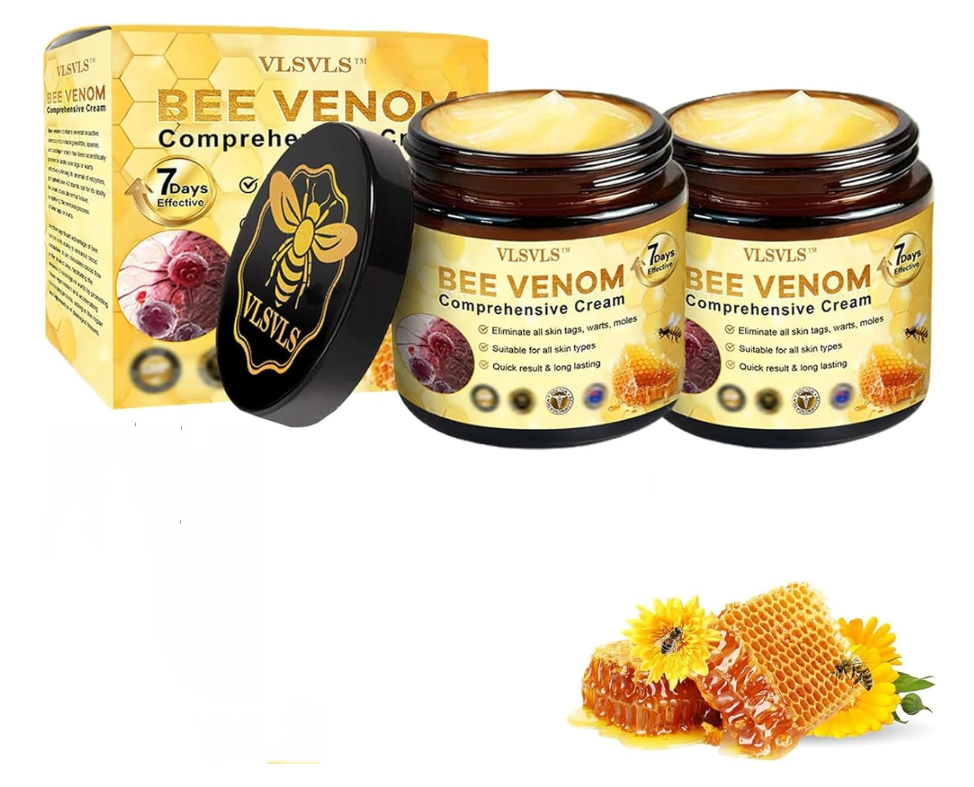 Bee Venom Comprehensive Cream, Skincare Repair Cream, 2025 New Bee Venom cream for All Skin Types (2PCS)
