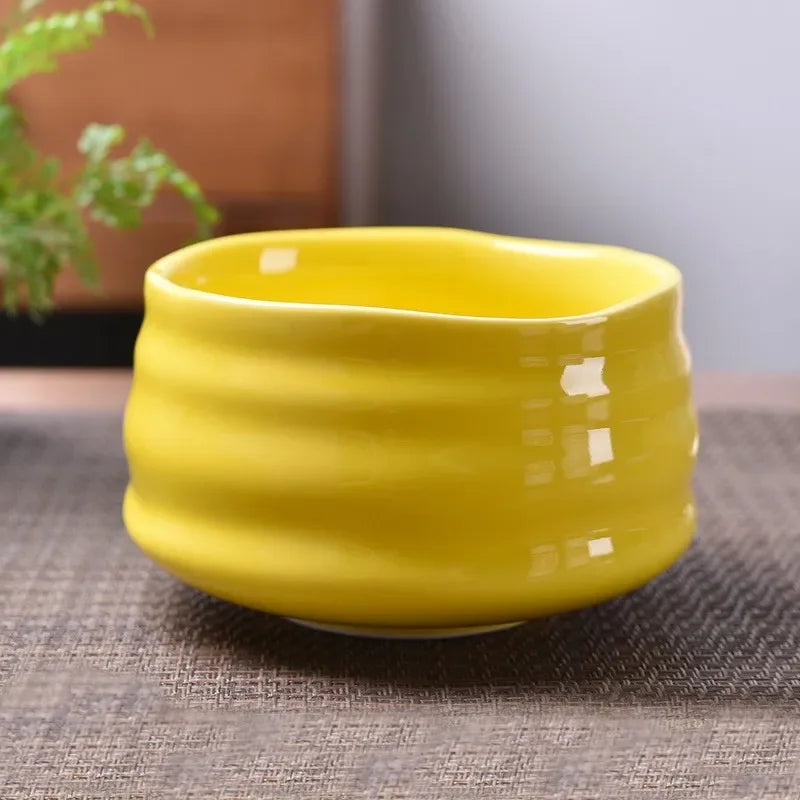 Ceramic Matcha Bowl Home Kitchen Anti-scald Insulated Tableware Salad Bowls Japanese Tea Ceremony Accessories Gifts