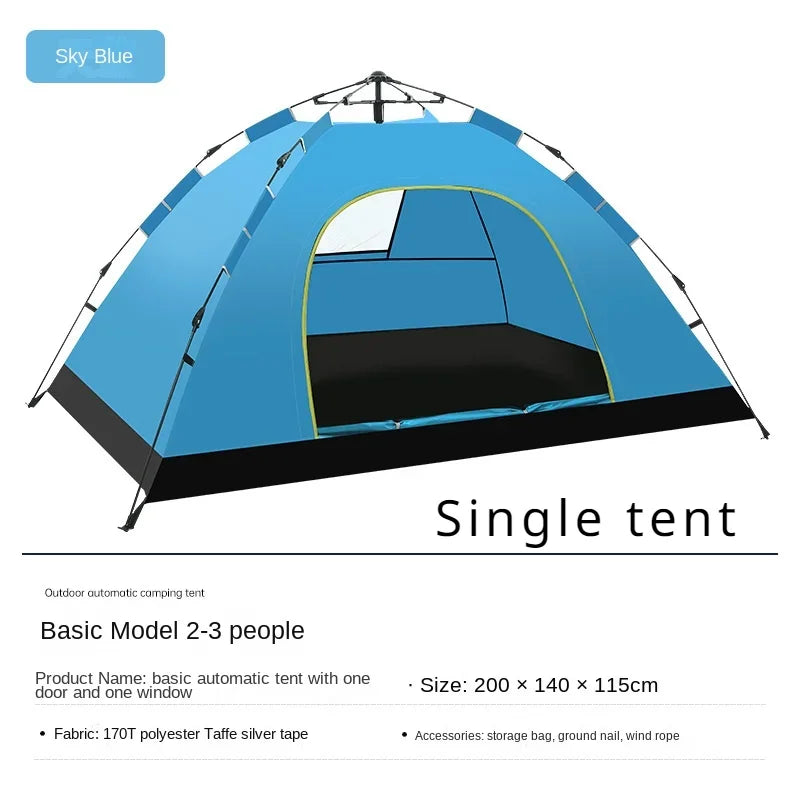 Convenient and breathable Fully Automatic Quick Opening Emergency Tent