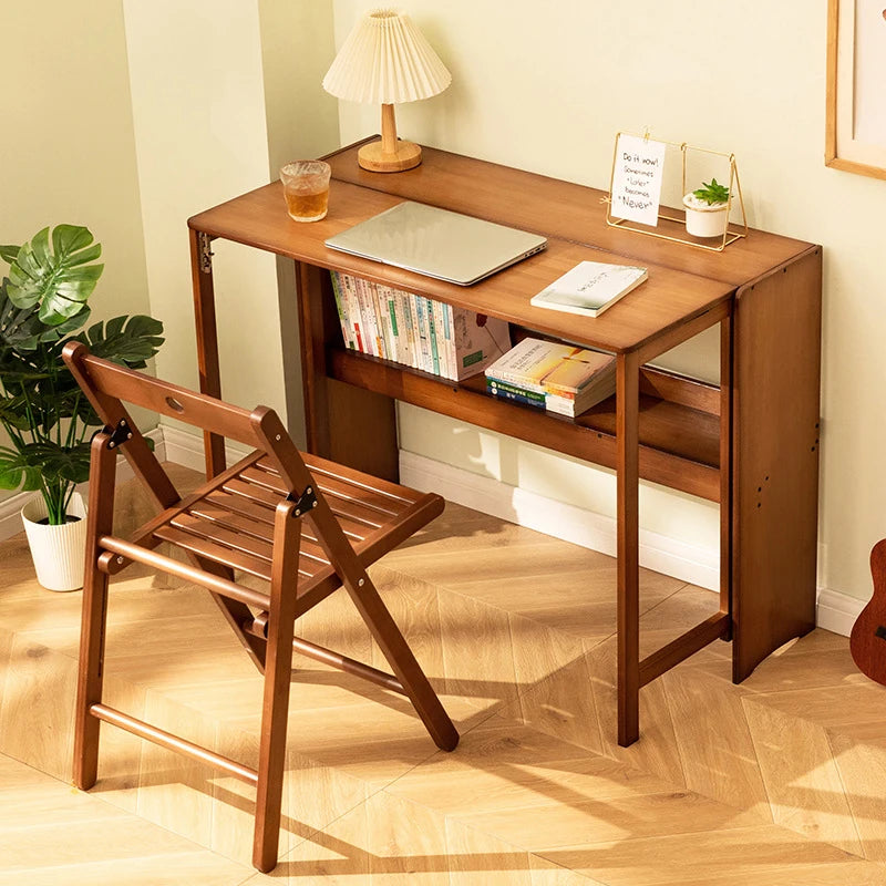 Folding Desk Computer Table Desk Student Household Small Desktop  Bedroom Bedside Writing Workbench