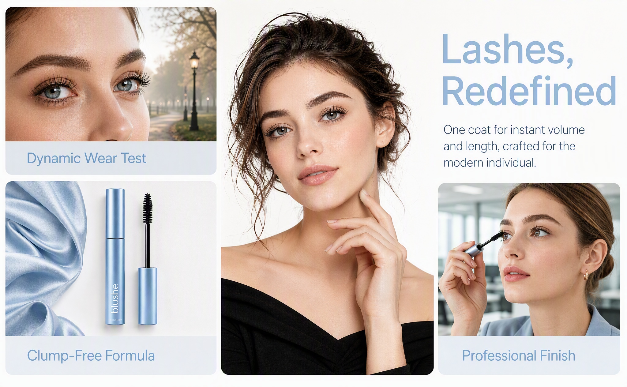 Blushe Mascara With Growth Serum, Blush Korean Mascara Growth Serum, Korean Mascara, Lash Enhancement