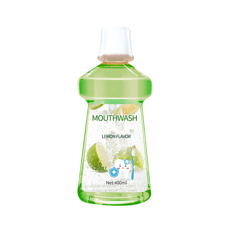Portable disposable breath freshening and mouth cleaning mouthwash