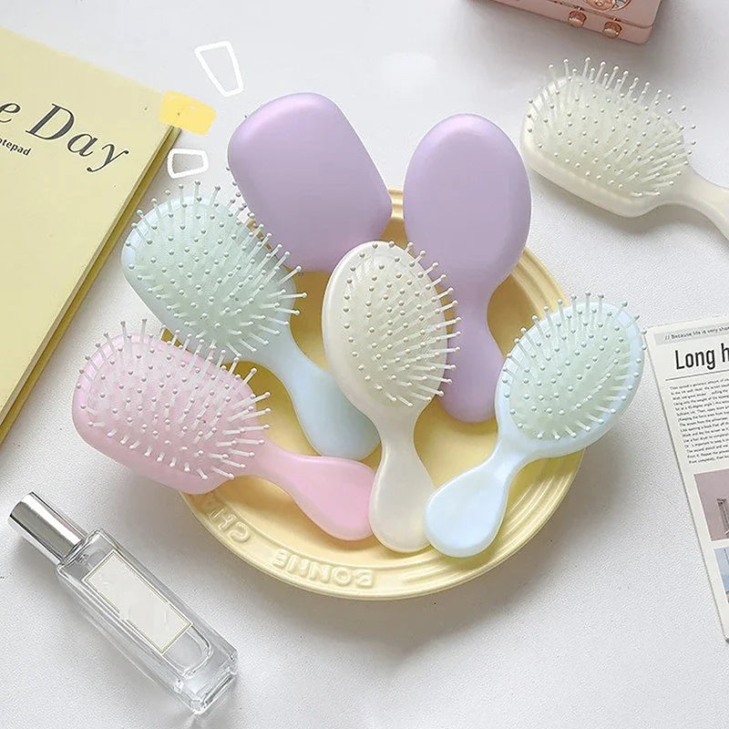 Mini Comb Ladies Portable Small Airbag Air Cushion Massage Comb for Girls and Children Small and Cute Styling Tools