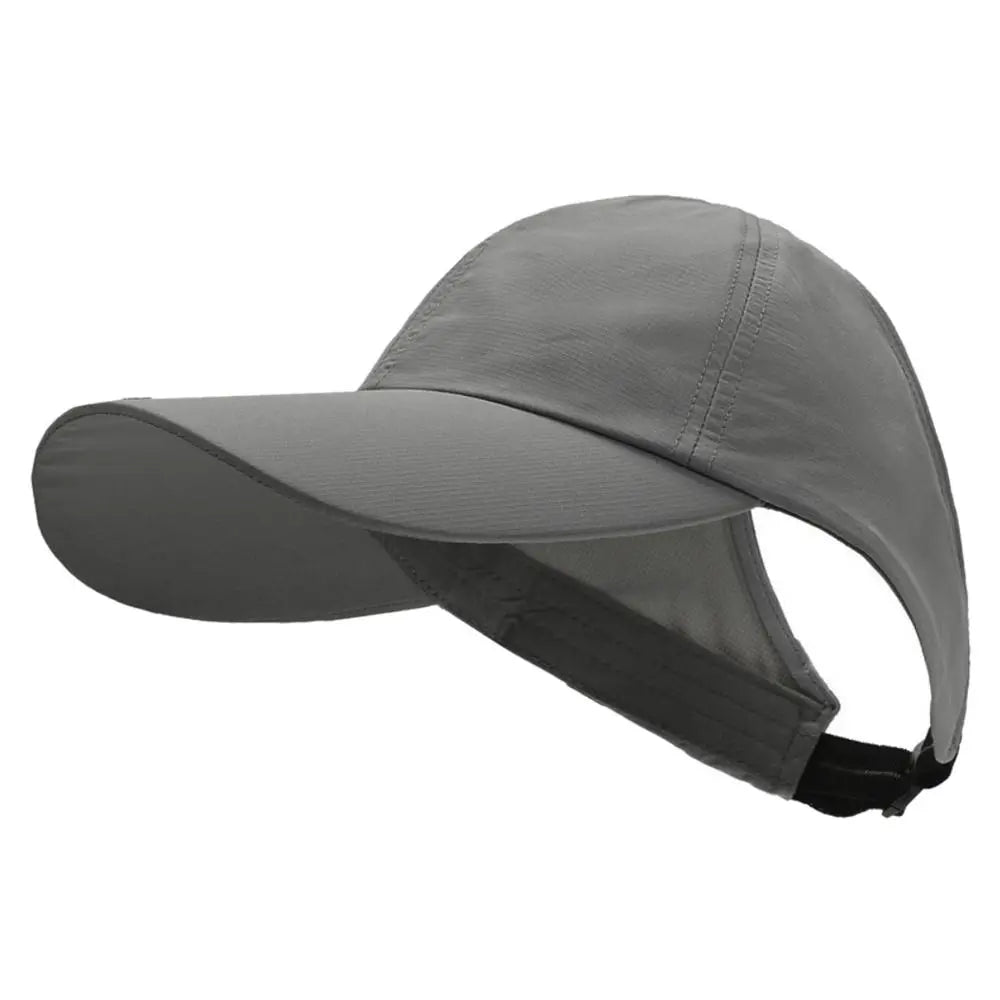 Cotton Ponytail Hat Sun Protection Quick-Drying With Ponytail Hole Sun Hat Baseball Caps Girls