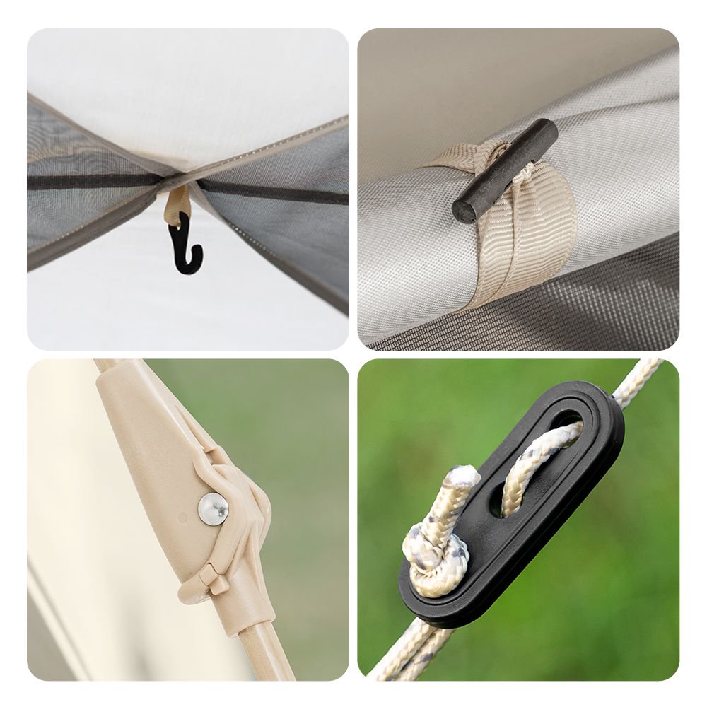 Qingchuan 4-Sided Outdoor Tent for Camping & Beach