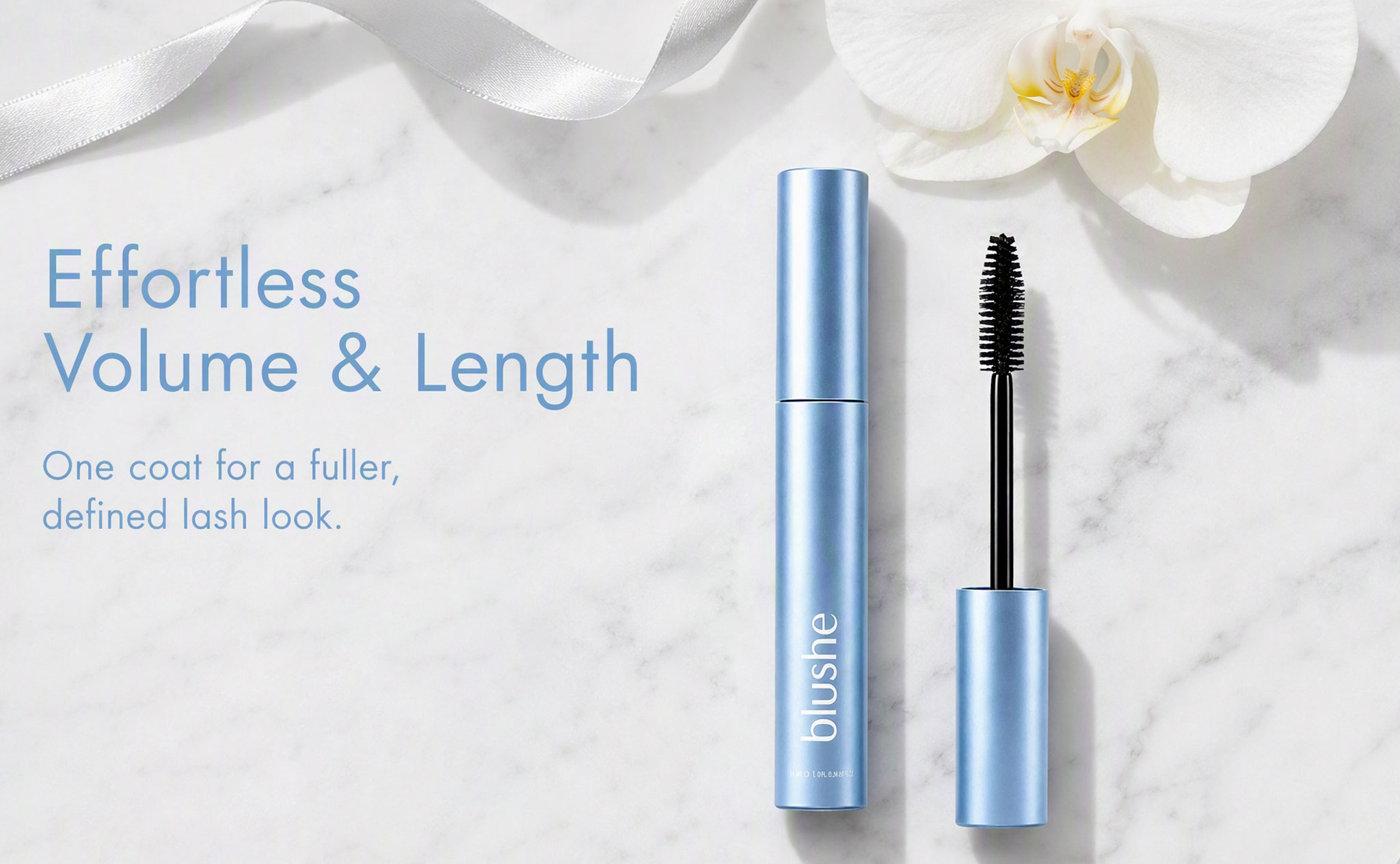 Blushe Mascara With Growth Serum, Blush Korean Mascara Growth Serum, Korean Mascara, Lash Enhancement