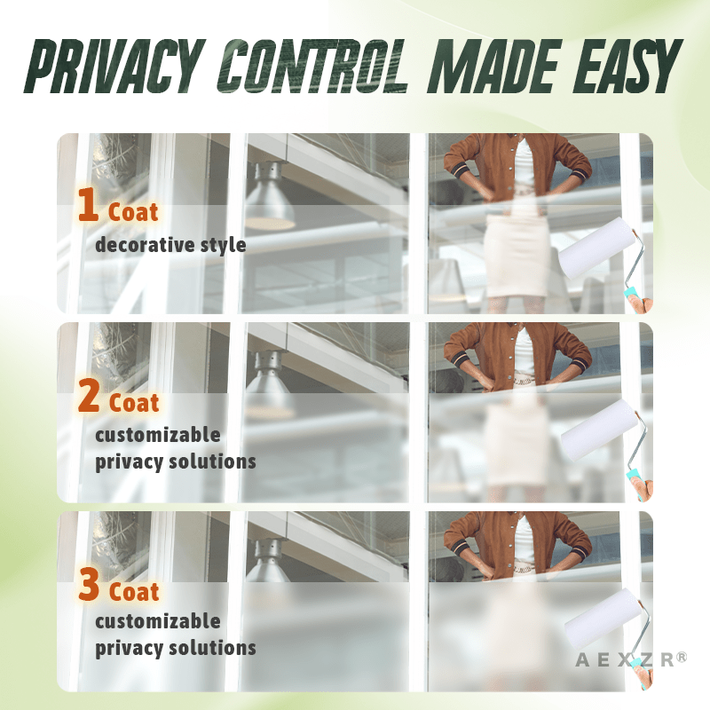 Aexzr® Privacy Paint Frosted Glass Paint