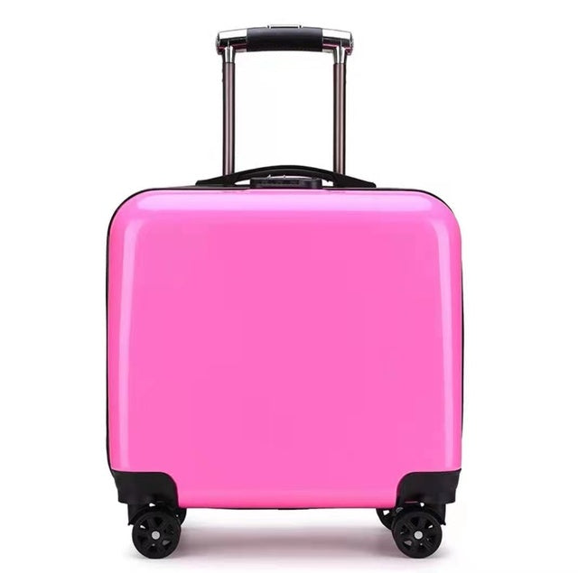 Discount Candy-Colored Mini Trolley Case Lightweight Boarding Box 18 Inches High Quality On Hot Sales