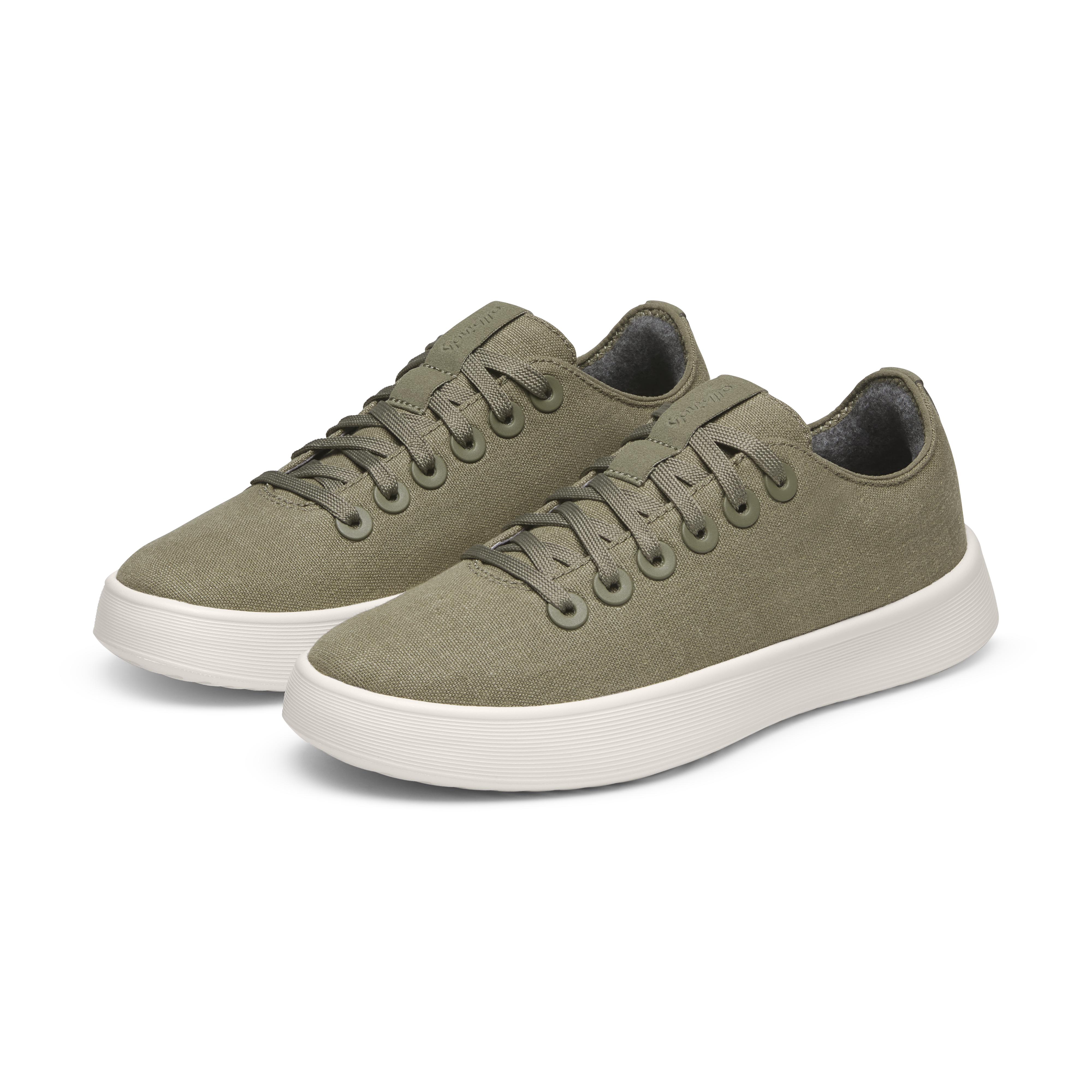 Men's Canvas - Burnt Olive (Natural White Sole)