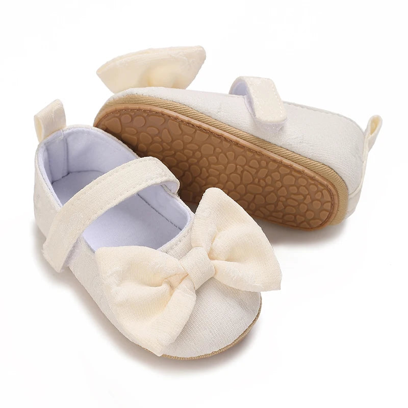 VALEN SINA Lace Baby Girl Princess shoes Baby Moccasins Moccs Shoes Bow Fringe Rubber Soled Non-slip Footwear