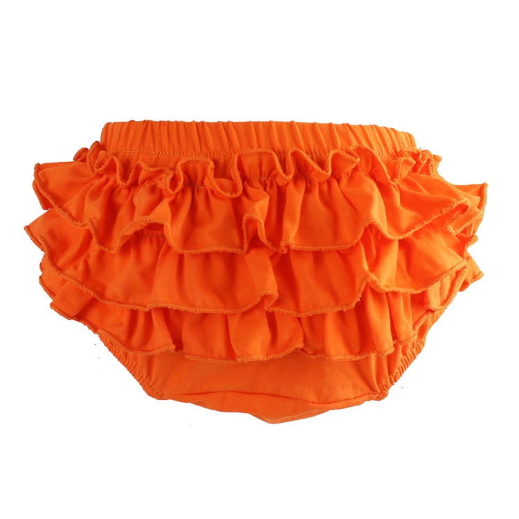 Baby Cotton Ruffle Bloomers shorts Cute Baby Diaper Cover Newborn Candy Shorts Toddler fashion Summer Soft Pants Ruffle Bloomers