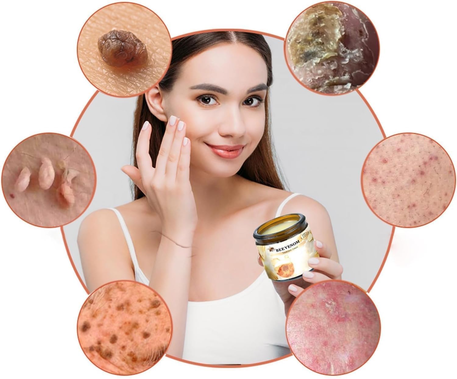 Bee Venom Cream Canada, Bee Venom Skin Treatment Cream, Botanic Hydration Serum for All Skin Types, 60 Ml (1pcs)