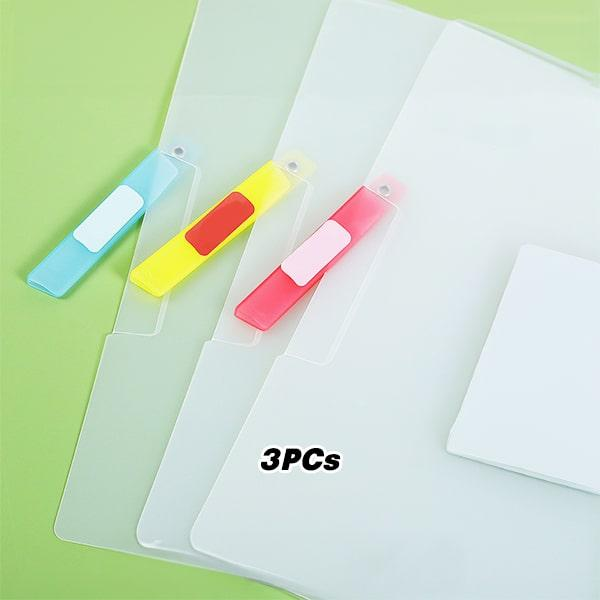 Double-Bar Rotating Clip File Folder