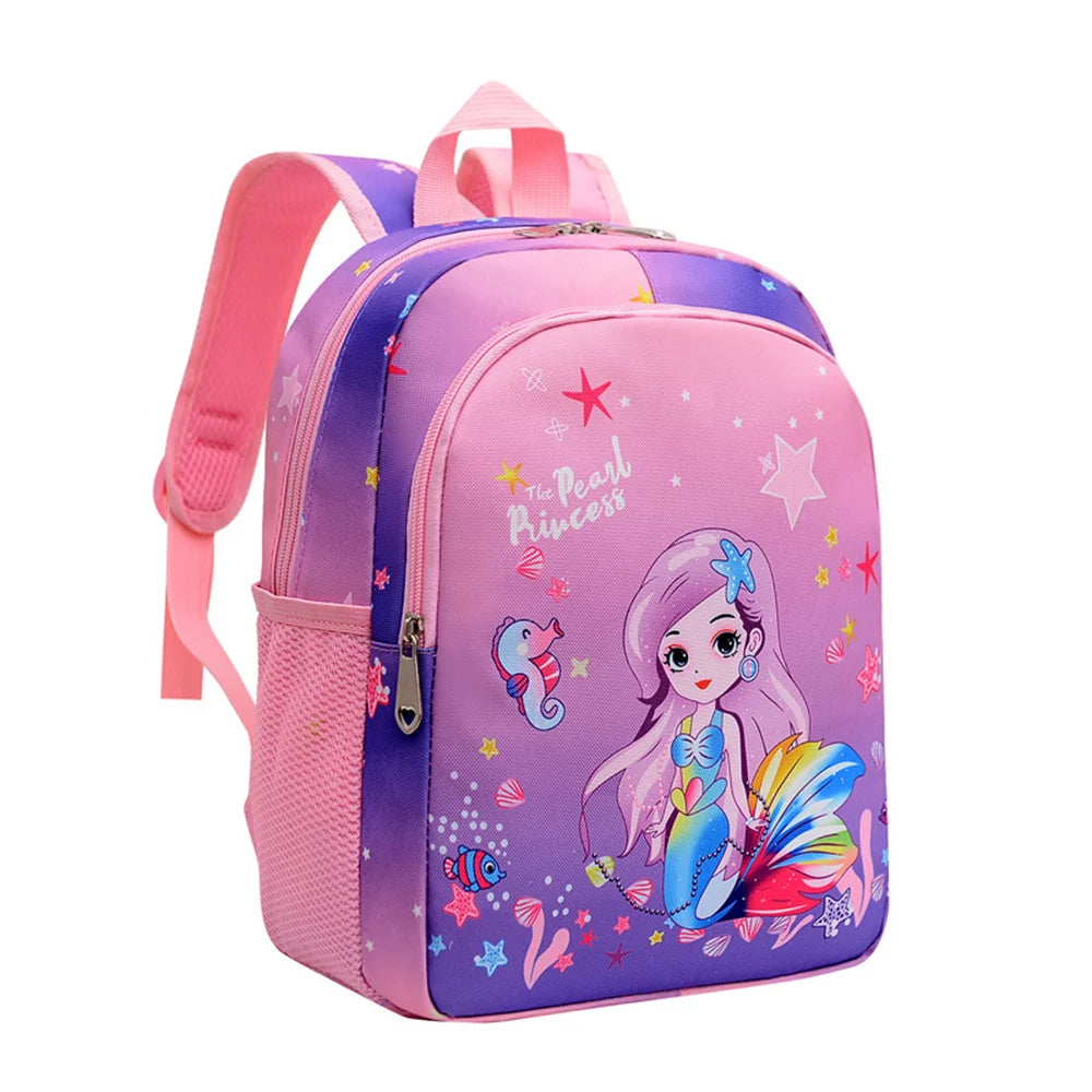 Children Backpack Cartoon Unicorn Pattern Baby Cute Kindergarten Schoolbag Waterproof Kids Bags Boys Girls Backpacks