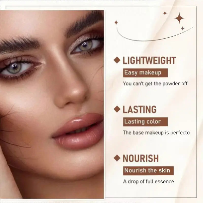 Dual-Ended Foundation & Concealer Stick with Built-in Brush