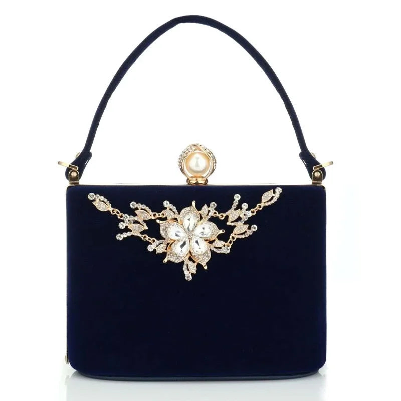 Crystal Clutches Bag Party purse Women Evening Bags Handbag crossbody messenger bags wedding Purse Fashion Designer Chain