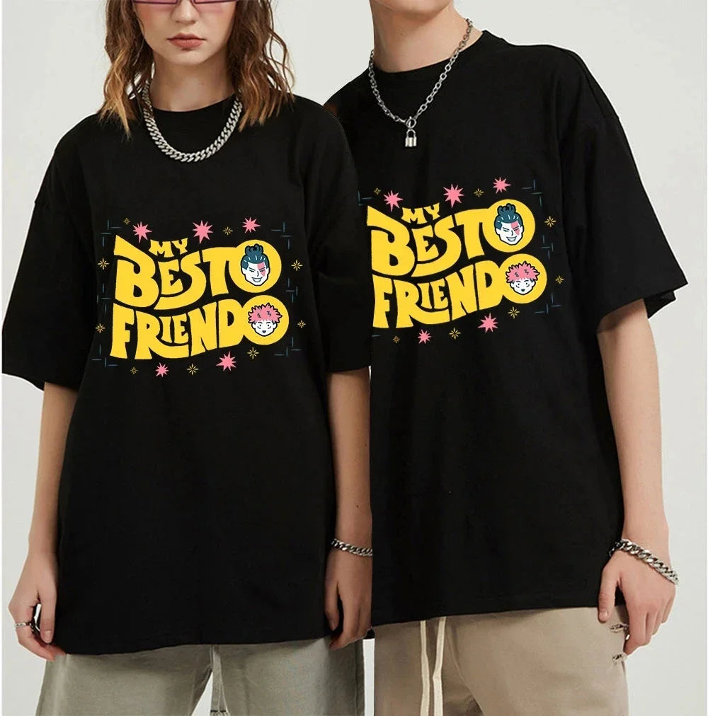 Japanese Anime T Shirt Men My Besto Friendo Todo Aoi Novelty Graphic Tees Cartoon T-shirt Harajuku Tshirt Male