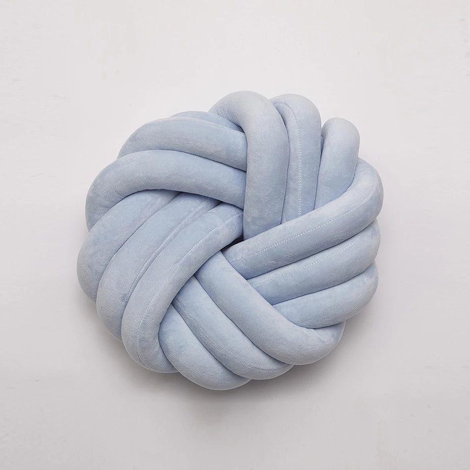 Household Supplies Living Room Sofa Pillow Hand-Woven Pillow Round Twist Pillow Suitable for Living Room