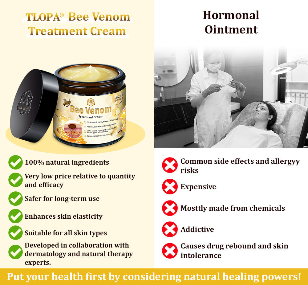 Official Store: TLOPA® Bee Venom Skin Treatment Cream👨‍⚕️British Association of Dermatologists (BAD) Approved⛄🎉