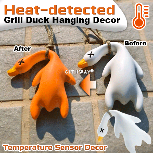Cithway® Heat-detected Grill Duck Hanging Decor