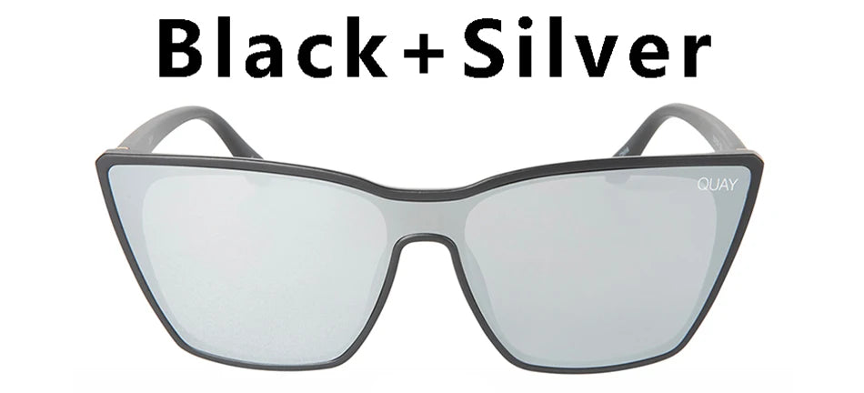 Quay Brand Design Cat Eye Sunglasses Women Fashion Sunglasses Female Vintage Mirror Sunglasses Cateye Feminino Oculos UV400