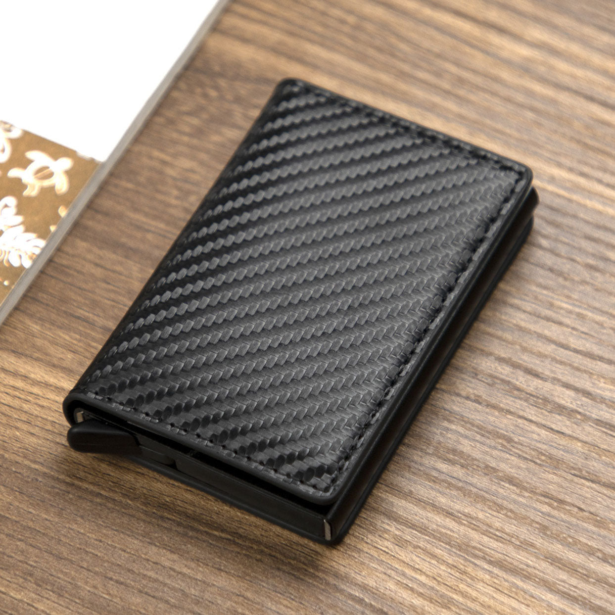 ID Credit Card Holder Case Wallets Men Brand Design Anti Rfid Blocking Magic Leather Slim Mini Wallet Small Money Bag Purse 2023