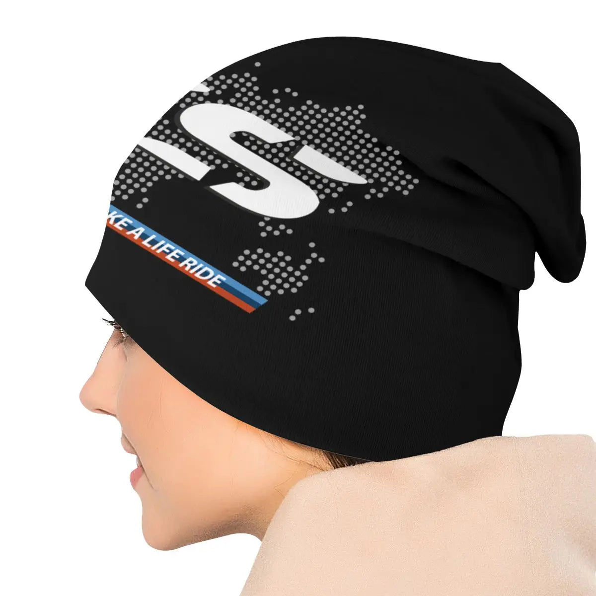 Make A Life Ride GS Motorcycle Adventure Bonnet Beanie Knitting Hat Women Men Unisex Warm Winter Skullies Beanies Caps for Ski