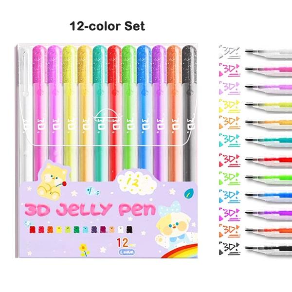 3D Jelly Pen Set (6PCS/12PCS)