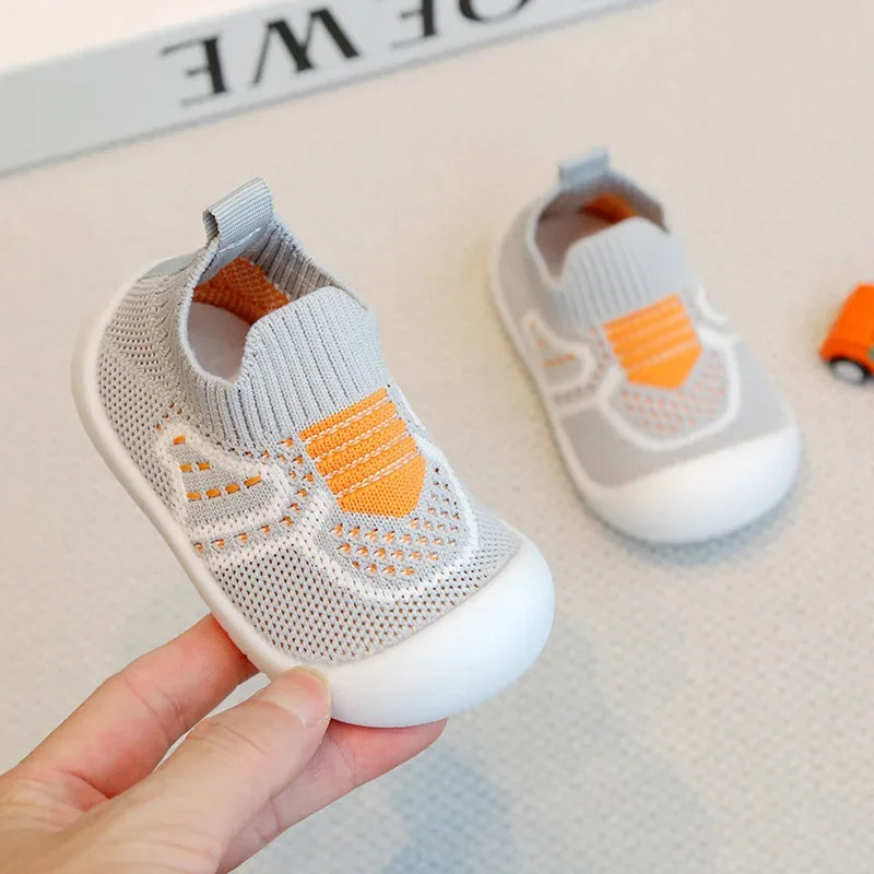 Baby Walking Shoes Soft Bottom Non-slip Baby Shoes Spring and Autumn A Stirrup 1-3 Years Old Children's Shoes and Socks