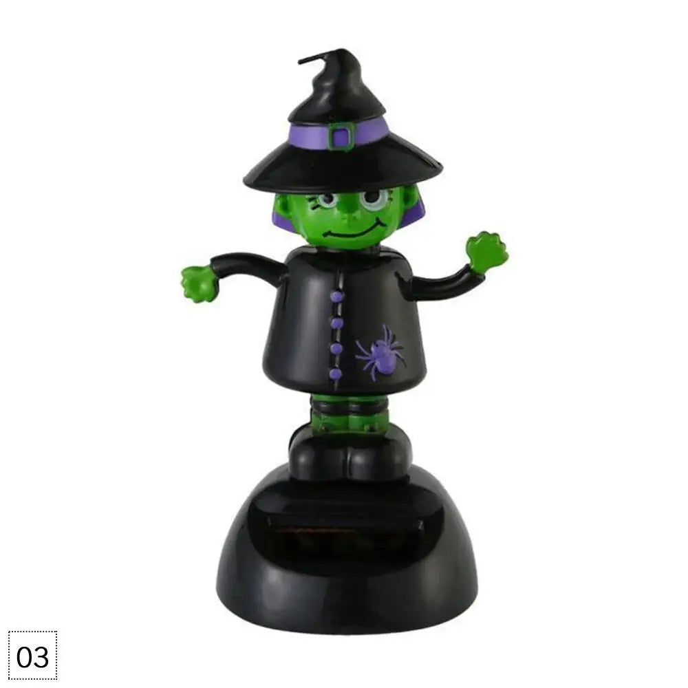 New  Adorable Multi style Solar Powered Christmas Halloween Dancing Car Table Home Decor Gifts Mini Kids Solar Power Toys