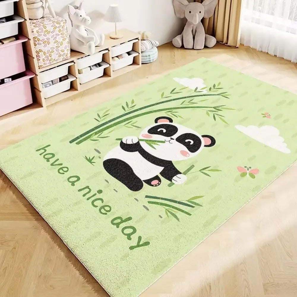 Living room cartoon carpet children's room carpet imitation cashmere bed mat