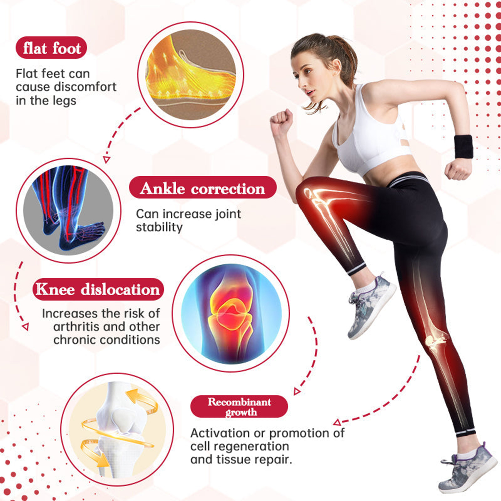 Sugoola Height Boost Far Infrared Titanium Ion Arch Correetion Insoles, Frared Titanium Ion Arch Correetion Insoles, 2024 New Arch Correetion Insoles -Relieves footpain